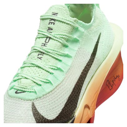 Nike Alphafly 3 Running Shoes Eliud Kipchoge Vert/Orange Homme