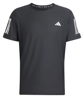 Adidas Own The Run short sleeve jersey Black Homme