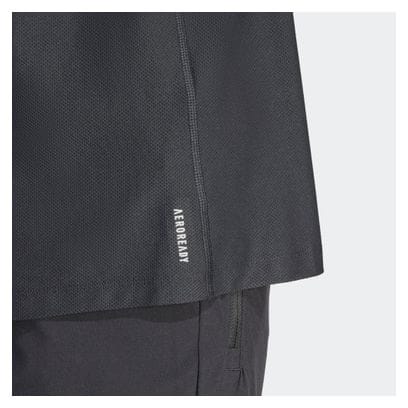 Adidas Own The Run Kurzarm Trikot Schwarz Herren