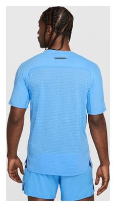Nike Solar Chase short sleeve jersey Blue Homme