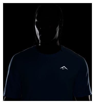 Nike Solar Chase short sleeve jersey Blue Homme