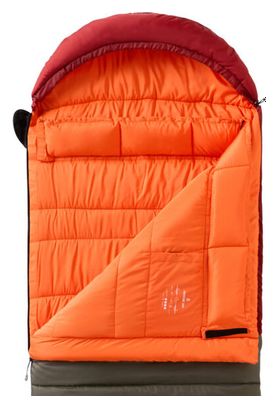 Sac de Couchage Trekking Vanoise 190 Gris et rouge Wilsa