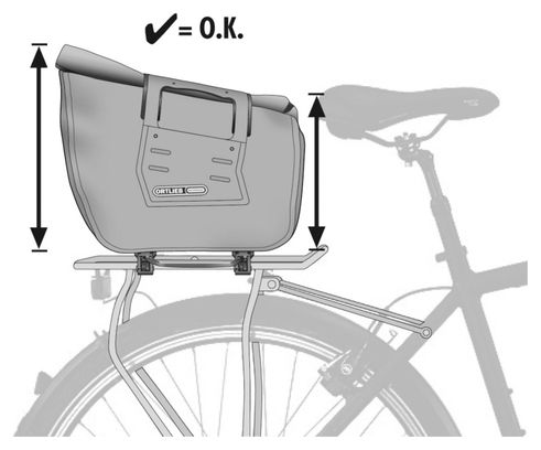 Ortlieb Trunk-Bag RC 12L Fahrradtasche Schwarz