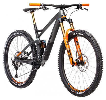 Cube Stereo 150 C:68 TM 29 MTB Shimano XT 12S 29'' Flash Grey Orange 2021 mit Vollfederung