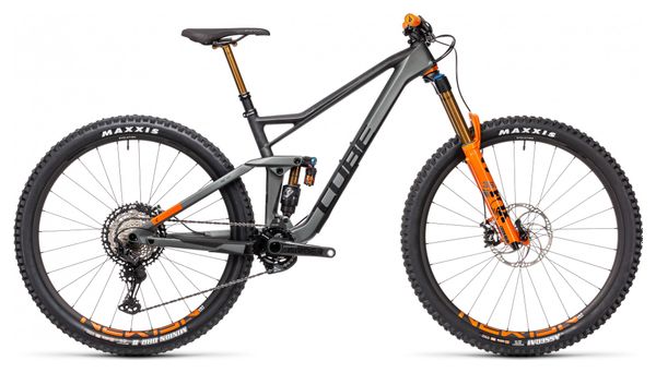 Cube Stereo 150 C:68 TM 29 MTB Shimano XT 12S 29'' Flash Grey Orange 2021 mit Vollfederung