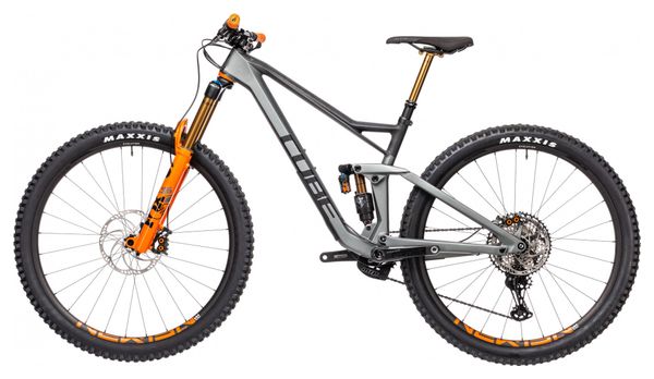 Cube Stereo 150 C:68 TM 29 MTB Shimano XT 12S 29'' Flash Grey Orange 2021 mit Vollfederung