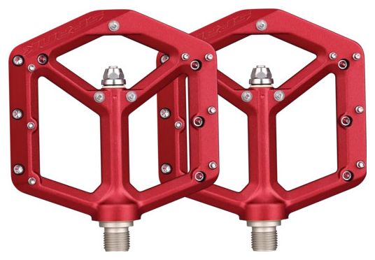 Spank Spike Reboot Flat Pedals Red