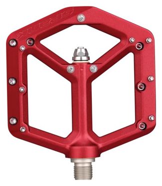 Spank Spike Reboot Flat Pedals Red