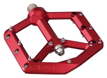 Spank Spike Reboot Flat Pedals Red