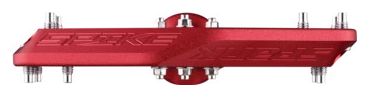 Spank Spike Reboot Flat Pedals Red