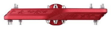 Spank Spike Reboot Flat Pedale Rot