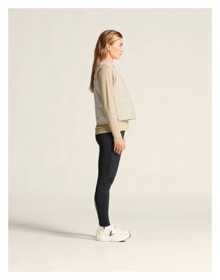 Damesmarcel SubZ Beige Mouwloos 1/2 Rits Vest