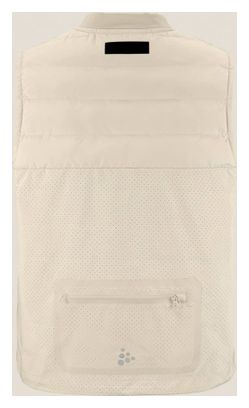 Damesmarcel SubZ Beige Mouwloos 1/2 Rits Vest