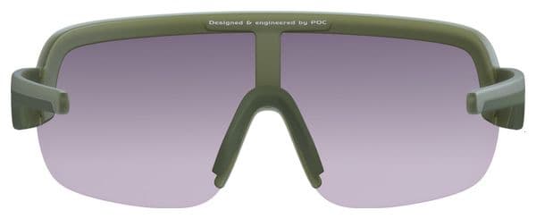POC Aim Epidote Translucent Green - Purple/Silver Mirror Lenses