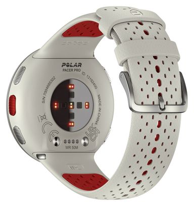 Polar Pacer Pro GPS Watch Snow White