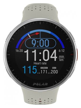 Montre GPS Polar Pacer Pro Blanc Snow