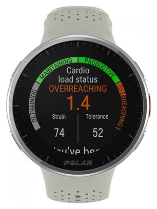 Montre GPS Polar Pacer Pro Blanc Snow