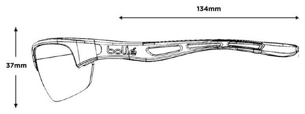 Bollé Bolt 2.0 S Sonnenbrille Phantom Schwarz / Grün