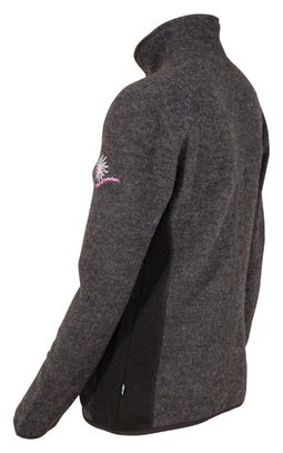 Ivanhoe Mila FZ cardigan en laine pour femme - Graphite Marl-gris