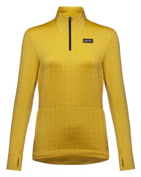 Gore Wear Everyday Women's Long Sleeve 1/4 Zip Jersey Yellow