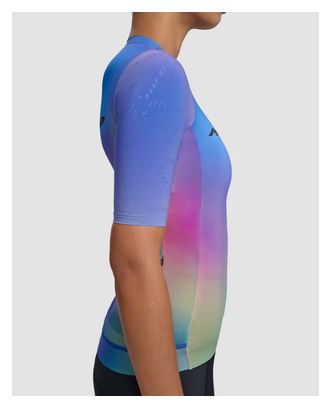 Maillot Manches Courtes Maap Blurred Out Pro Hex 2.0 Femme Bleu 