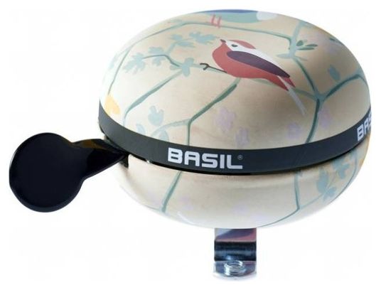 Basil Wanderlust bicycle bell 80 mm off white