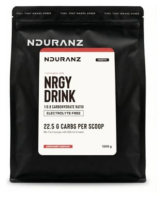 Bevanda energetica Nduranz Nrgy Drink Limonata alla fragola - 1200 g