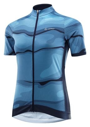 Loeffler Maillot de vélo à manches courtes FZ Barkly HOTBOND ® RF-Bleu