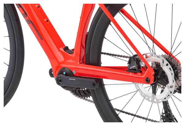 BMC Roadmachine 01 AMP Two Bicicletta da strada elettrica Shimano GRX Di2 11S 360 Wh 700 mm Neon Red 2024