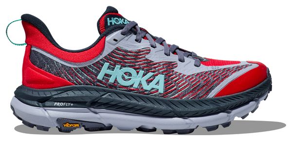 Hoka Mafate Speed 4 Men's Trail Shoes Red/Blue/Black