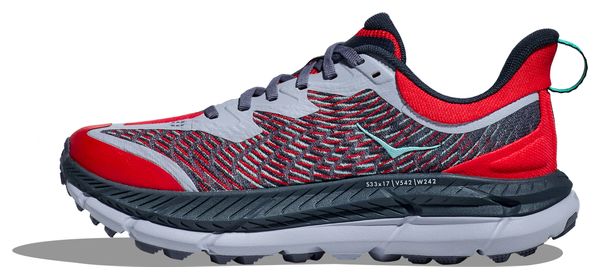 Chaussures Trail Hoka Mafate Speed 4 Rouge/Bleu/Noir Homme