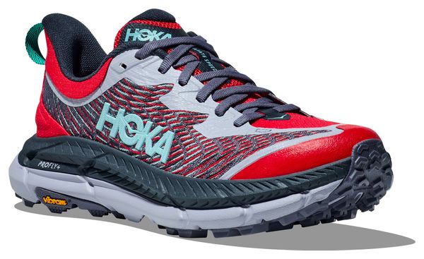 Hoka Mafate Speed 4 Men's Trail Shoes Red/Blue/Black