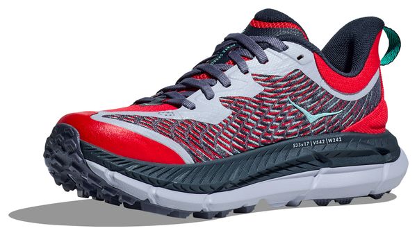 Chaussures Trail Hoka Mafate Speed 4 Rouge/Bleu/Noir Homme