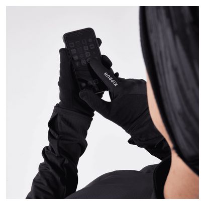 Kiprun Evolutiv V2 Running Gloves, Black