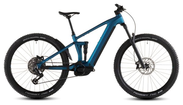 Cube Stereo Hybrid One44 EX 800 Electric Full Suspension MTB Sram Eagle 90/Eagle 70 12S 800 Wh 27.5'' Electric Blue 2026