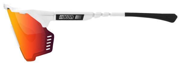 Occhiali da sole Scicon Aeroshade Kunken Bianco/Rosso a specchio