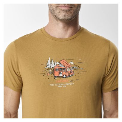 T-Shirt Manches Courtes Lafuma Adventure Tee Marron