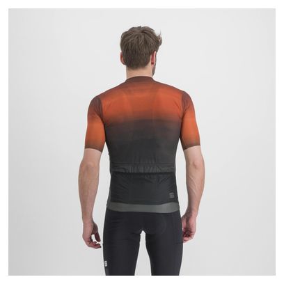 Maglia Sportful Flow Supergiara a manica corta grigio/rosso