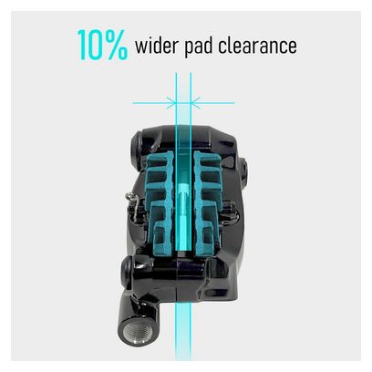 Shimano 105 BR-R7170 Hydraulic Disc Brake Caliper Front Flat Mount Black