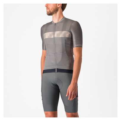 Castelli Unlimited Endurance Kurzarmtrikot Grau