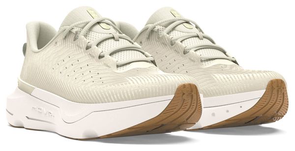 Scarpe da corsa Under Armour Infinite Pro Beige da donna