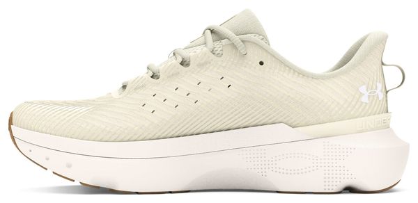 Scarpe da corsa Under Armour Infinite Pro Beige da donna