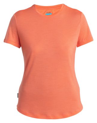 Camiseta de mujer Icebreaker Merino 125 Cool-Lite Sphere III Naranja