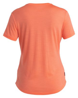 Icebreaker Merino 125 Cool-Lite Sphere III Orange Women's T-Shirt