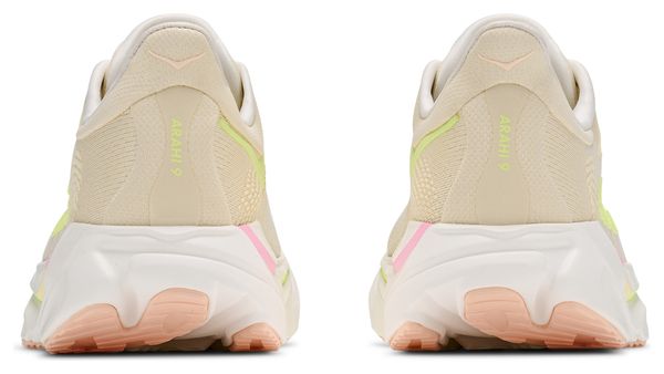 Hoka Arahi 9 Yellow Women's Running Shoes