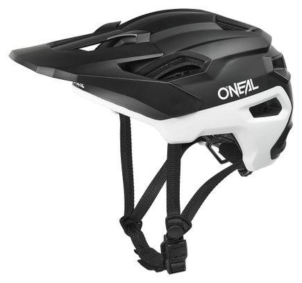 O'neal Trailfinder Evo Solid Black/White Mountain Bike Helmet