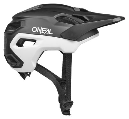O'neal Trailfinder Evo Solid Black/White Mountain Bike Helmet