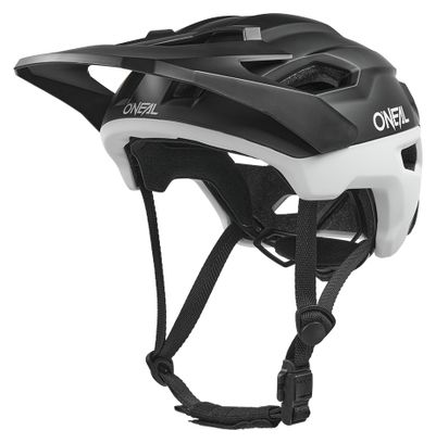 O'neal Trailfinder Evo Solid Black/White Mountain Bike Helmet