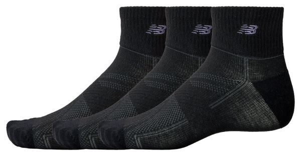 Socken (3 Paar) New Balance Running Repreve Schwarz