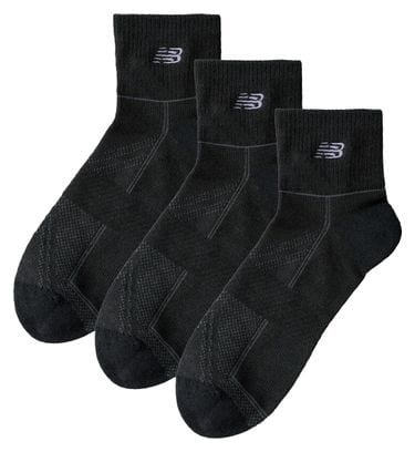 New Balance Running Repreve Socks (3 pairs) Black